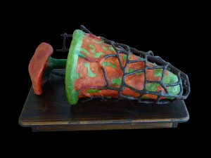 Potenza in divenire 3, 37x30x56cm, wax, 2014